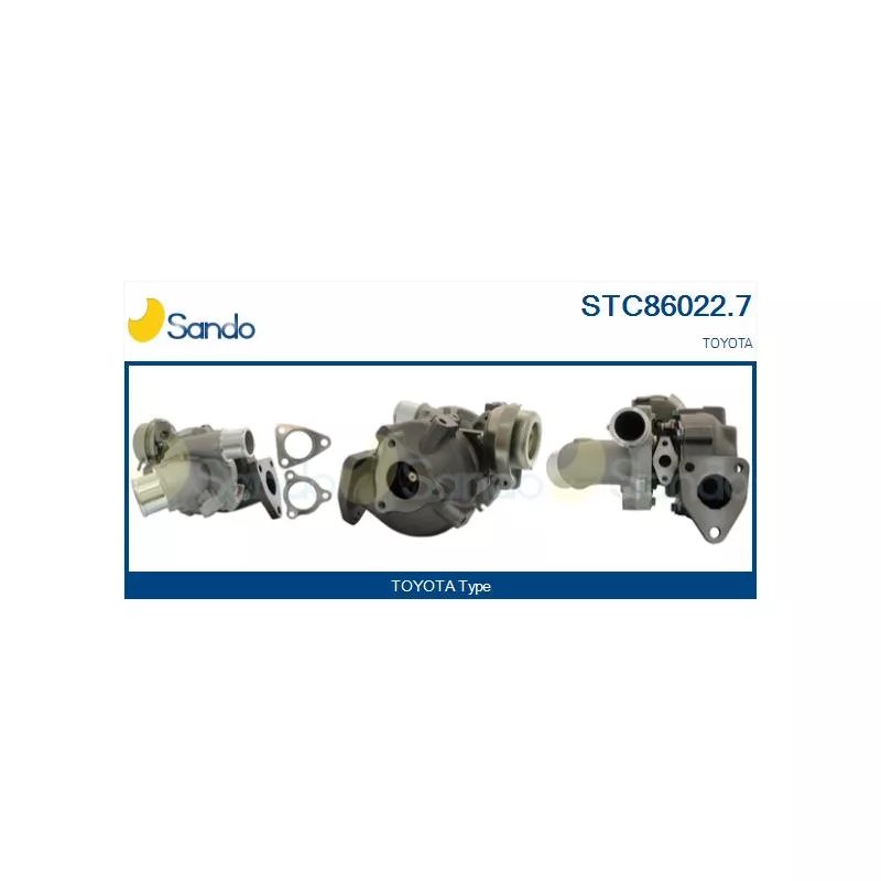 Turbocompresseur, suralimentation SANDO STC86022.7