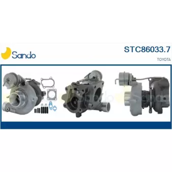 Turbocompresseur, suralimentation SANDO STC86033.7