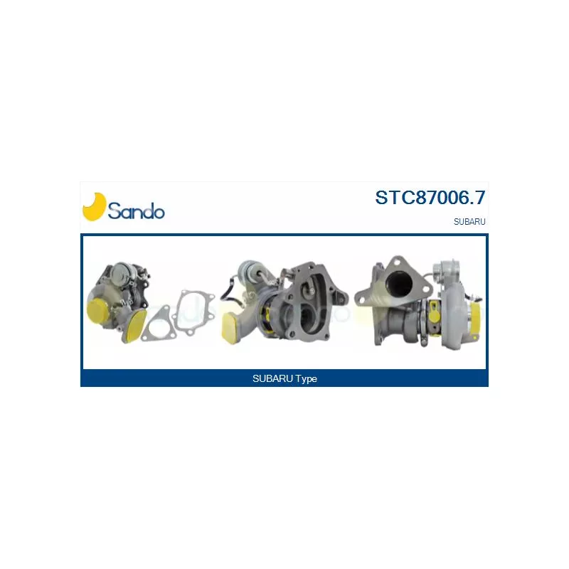Turbocompresseur, suralimentation SANDO STC87006.7
