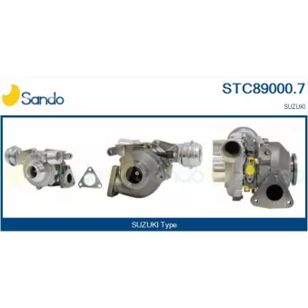 Turbocompresseur, suralimentation SANDO STC89000.7