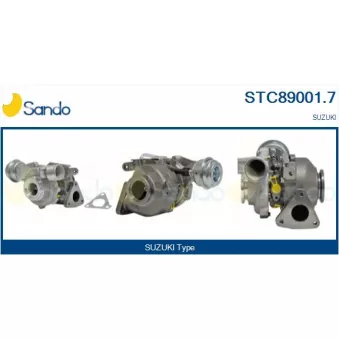 Turbocompresseur, suralimentation SANDO STC89001.7