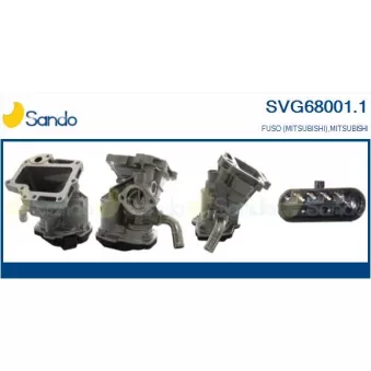 Vanne EGR SANDO SVG68001.1