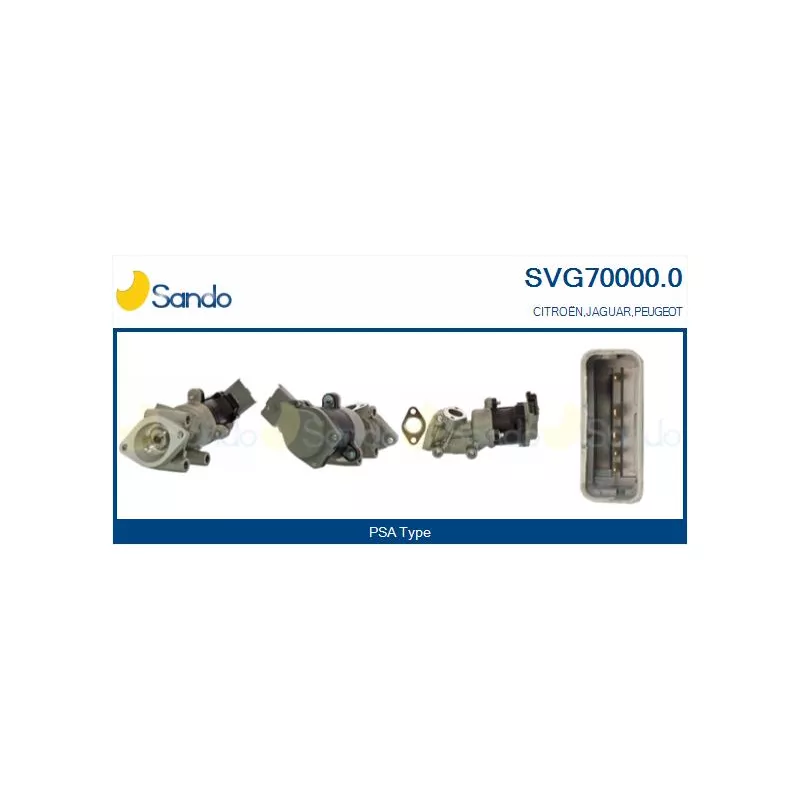 Vanne EGR SANDO SVG70000.0