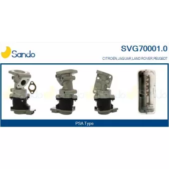 Vanne EGR SANDO SVG70001.0