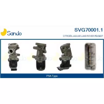 Vanne EGR SANDO SVG70001.1