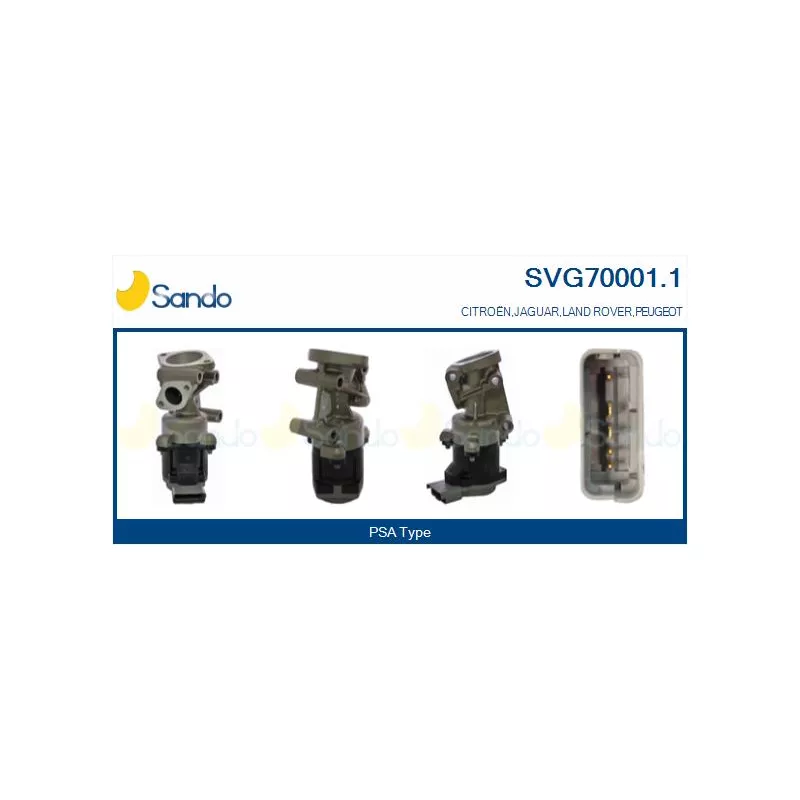 Vanne EGR SANDO SVG70001.1