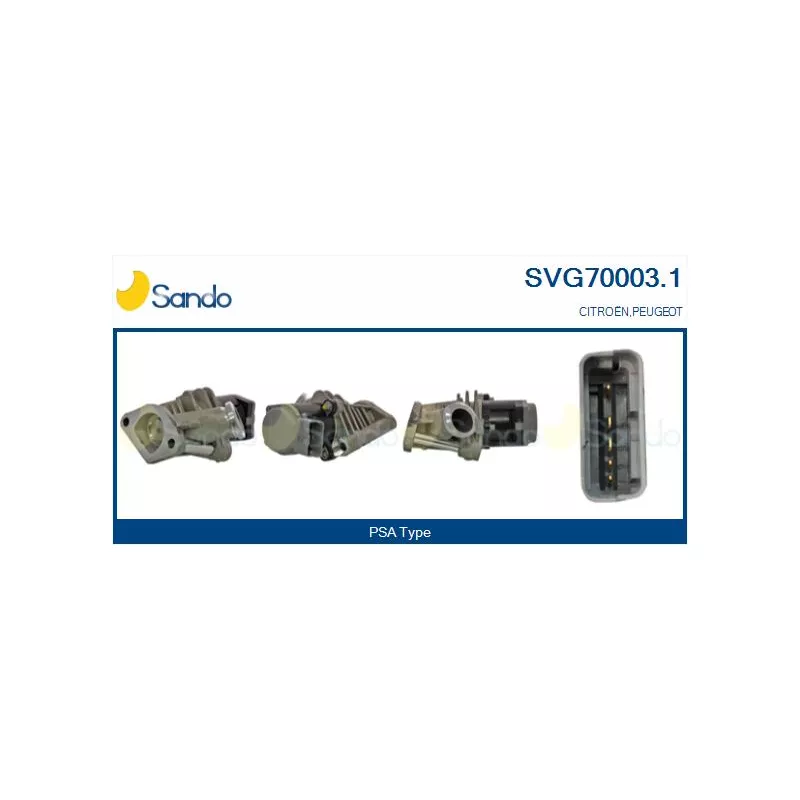 Vanne EGR SANDO SVG70003.1
