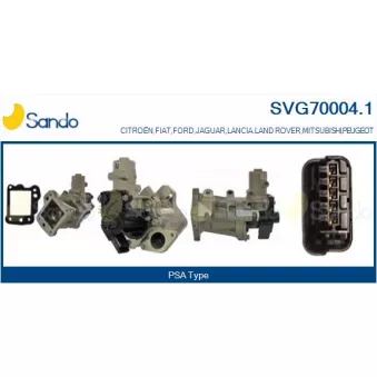 Vanne EGR SANDO SVG70004.1