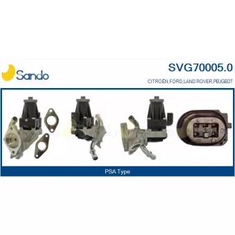 Vanne EGR SANDO SVG70005.0