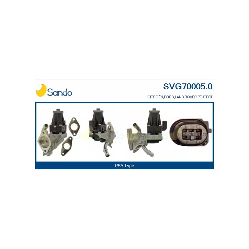 Vanne EGR SANDO SVG70005.0