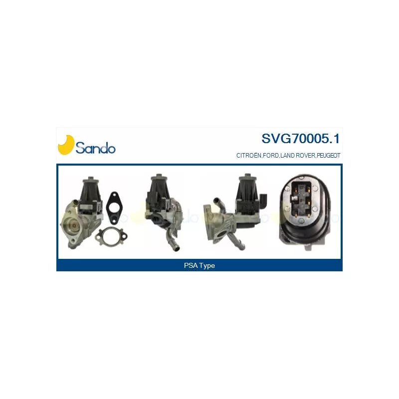 Vanne EGR SANDO SVG70005.1