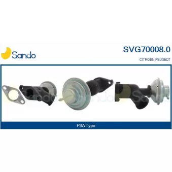 Vanne EGR SANDO SVG70008.0