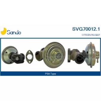 Vanne EGR SANDO SVG70012.1