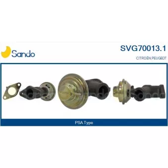 Vanne EGR SANDO SVG70013.1