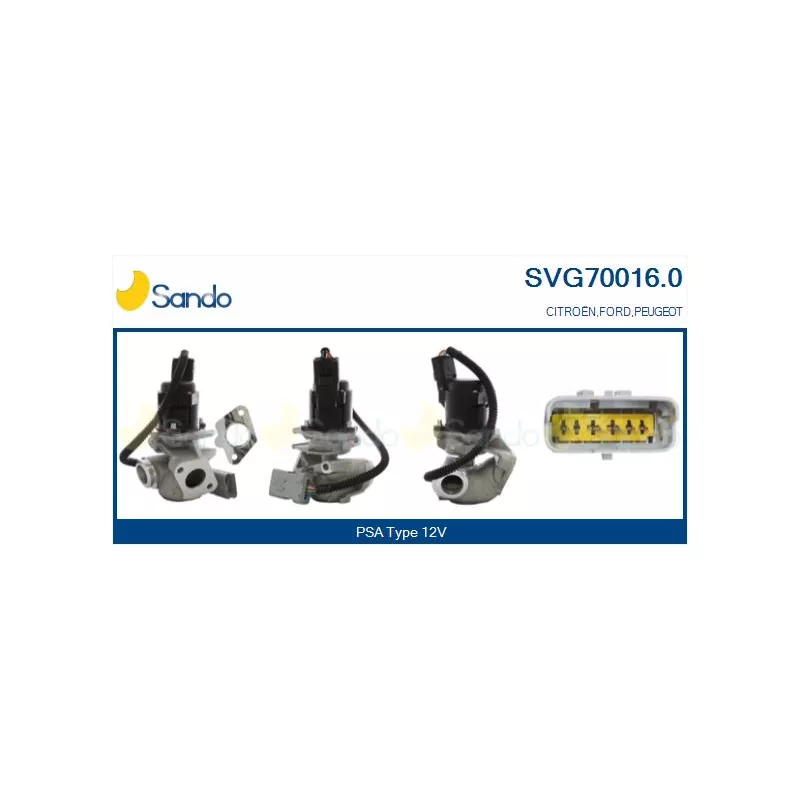 Vanne EGR SANDO SVG70016.0