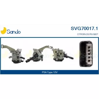 Vanne EGR SANDO SVG70017.1