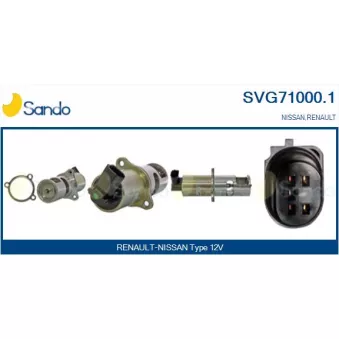 Vanne EGR SANDO SVG71000.1