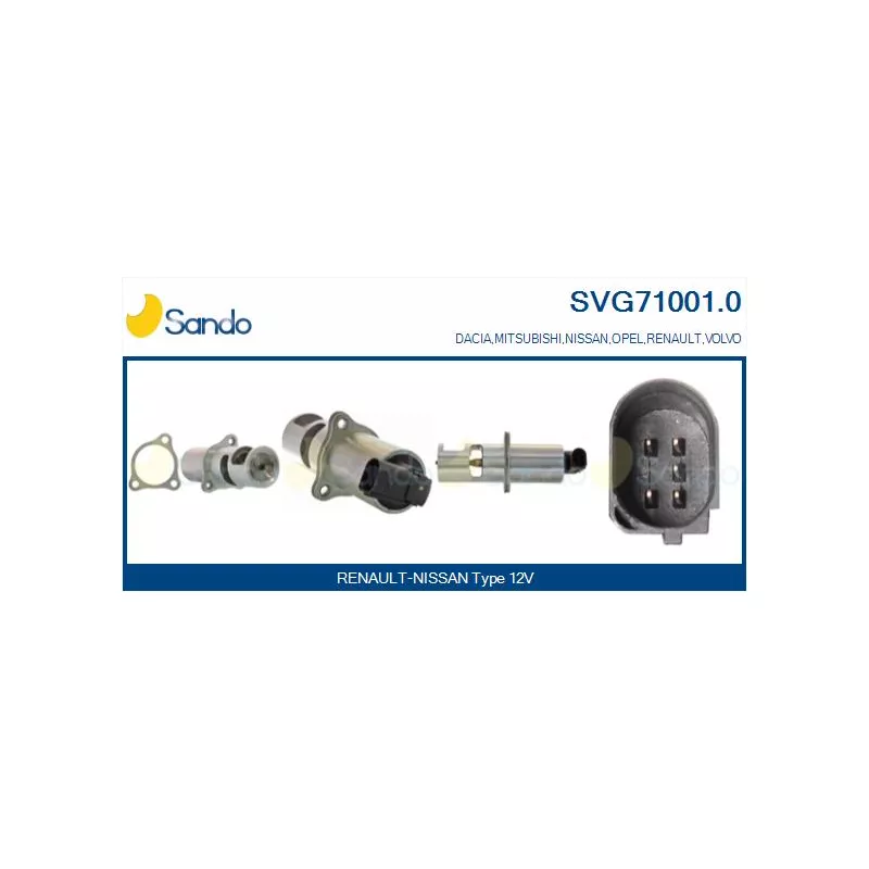 Vanne EGR SANDO SVG71001.0
