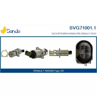 Vanne EGR SANDO SVG71001.1
