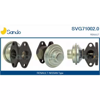 Vanne EGR SANDO SVG71002.0