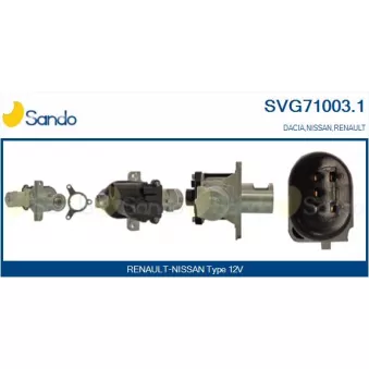 Vanne EGR SANDO SVG71003.1