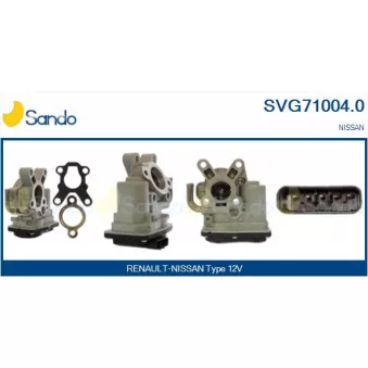 Vanne EGR SANDO SVG71004.0