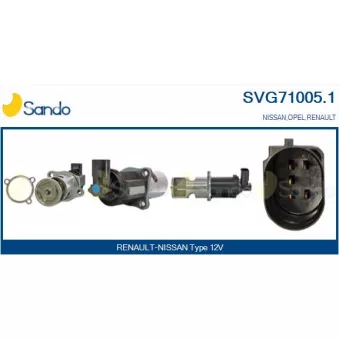 Vanne EGR SANDO SVG71005.1