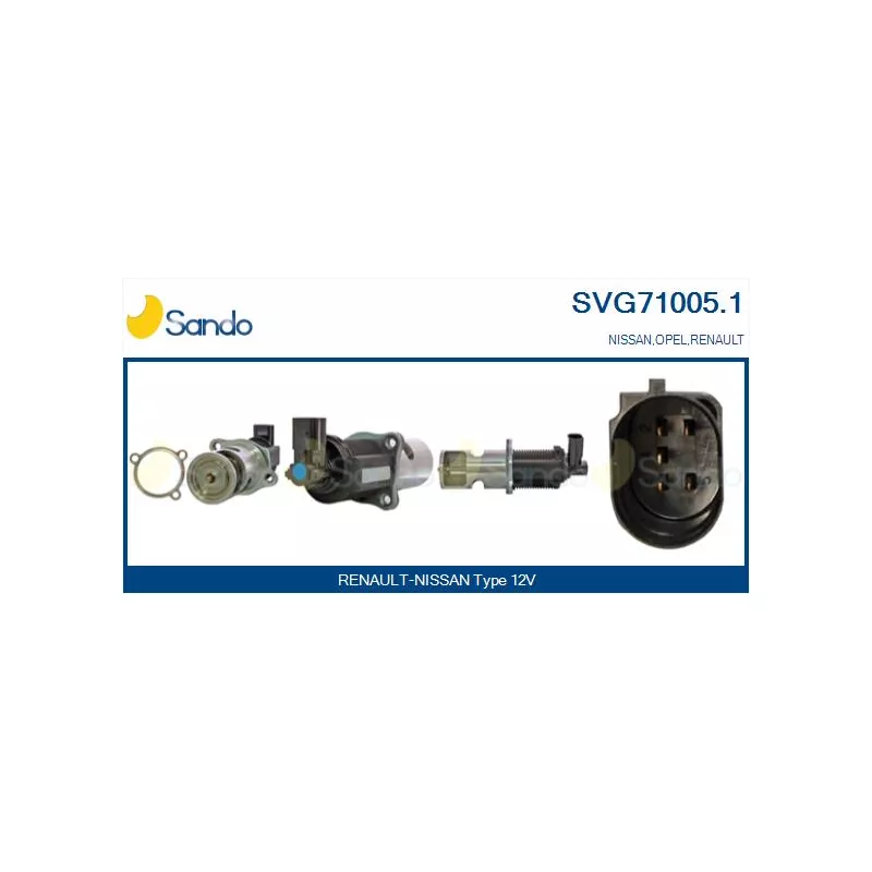 Vanne EGR SANDO SVG71005.1