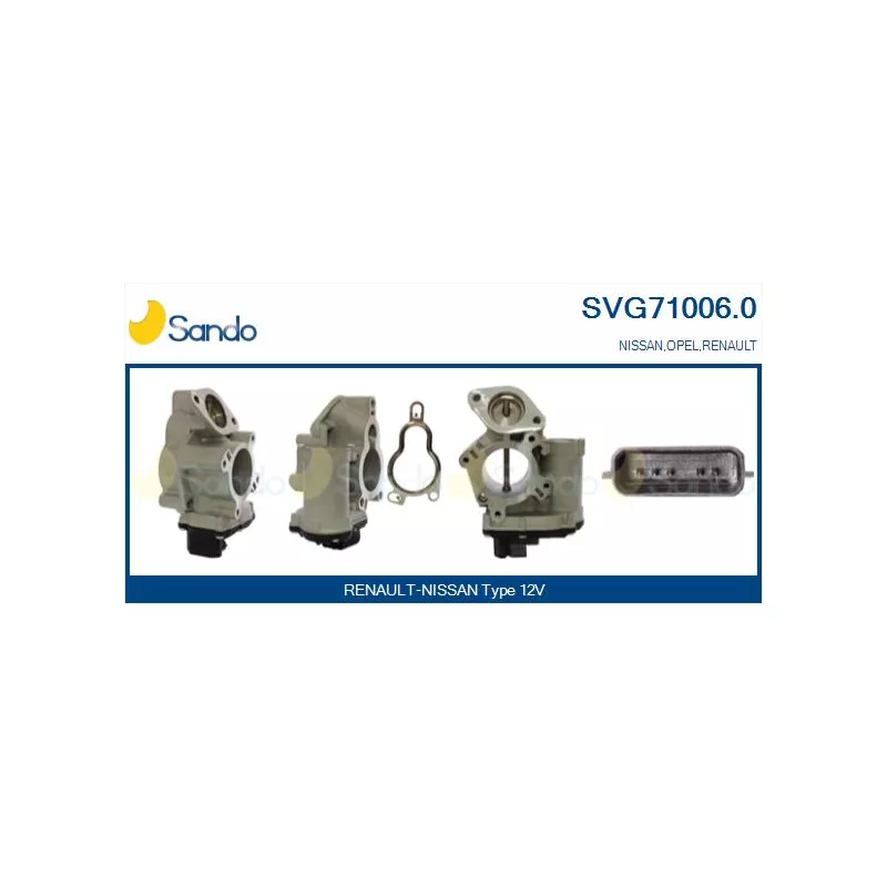 Vanne EGR SANDO SVG71006.0