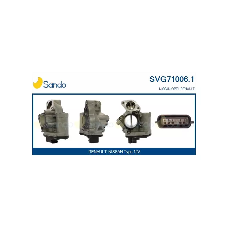 Vanne EGR SANDO SVG71006.1