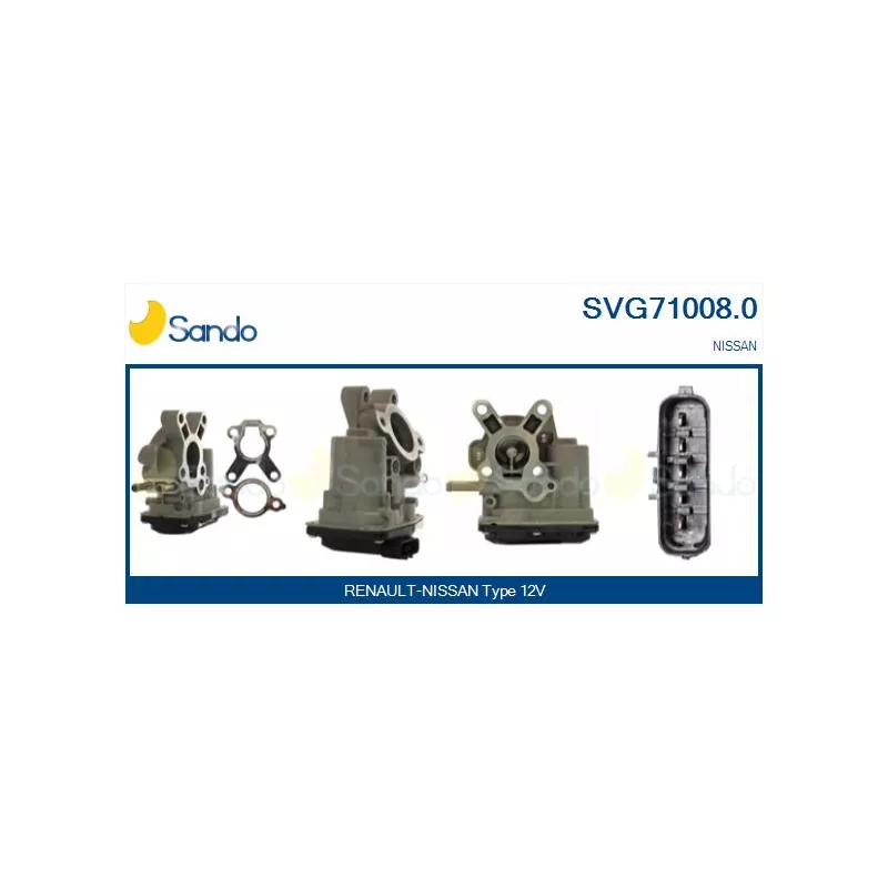 Vanne EGR SANDO SVG71008.0