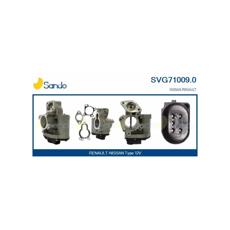 Vanne EGR SANDO SVG71009.0
