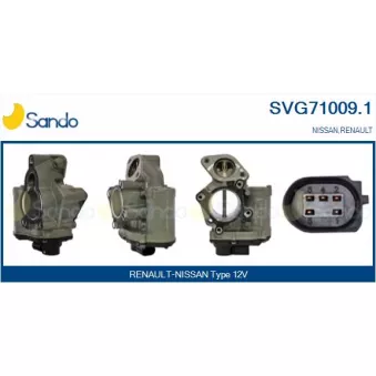 Vanne EGR SANDO SVG71009.1