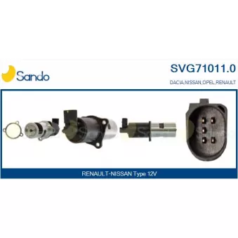 Vanne EGR SANDO SVG71011.0
