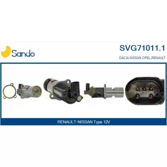Vanne EGR SANDO SVG71011.1