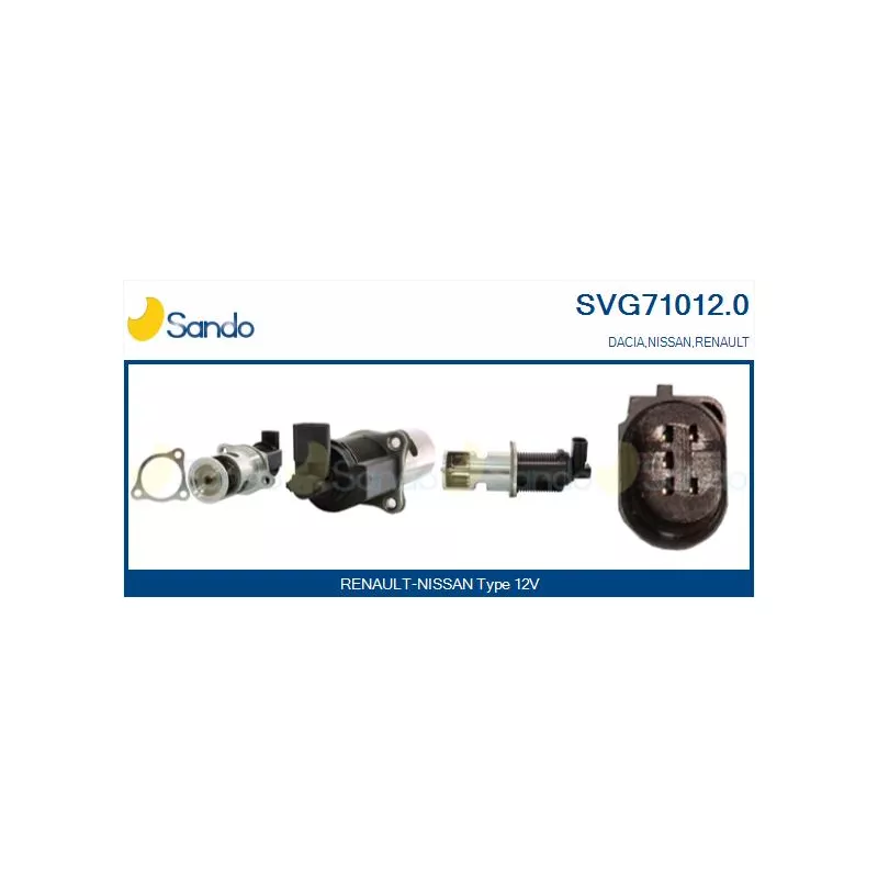 Vanne EGR SANDO SVG71012.0