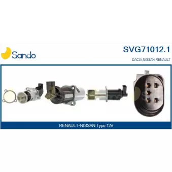 Vanne EGR SANDO SVG71012.1