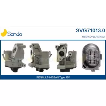Vanne EGR SANDO SVG71013.0