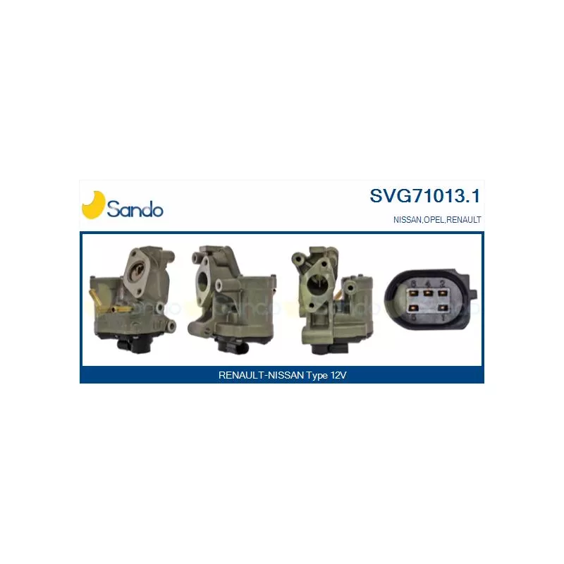 Vanne EGR SANDO SVG71013.1