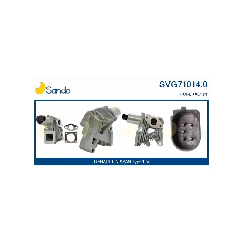 Vanne EGR SANDO SVG71014.0