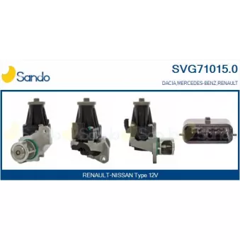 Vanne EGR SANDO SVG71015.0