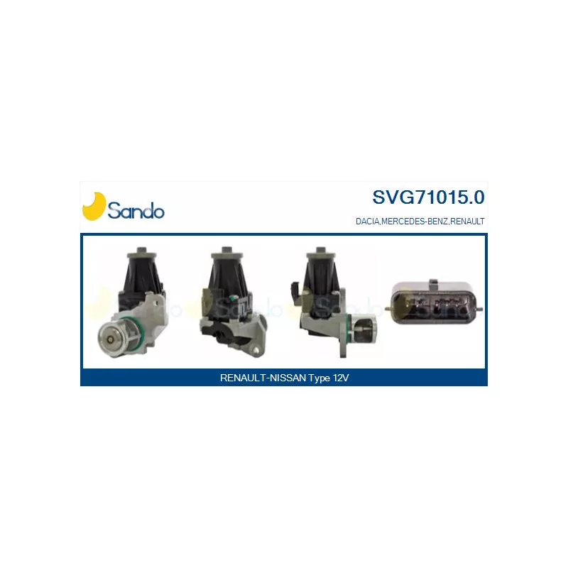 Vanne EGR SANDO SVG71015.0