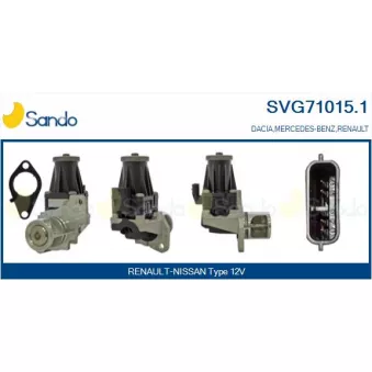 Vanne EGR SANDO SVG71015.1