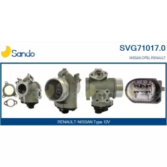 Vanne EGR SANDO SVG71017.0