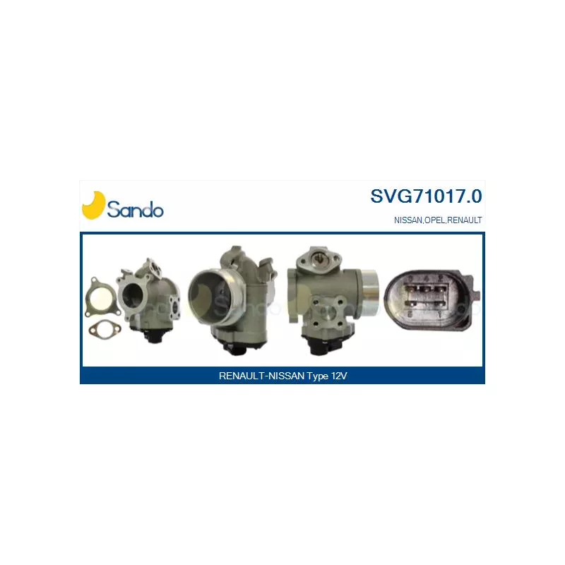 Vanne EGR SANDO SVG71017.0