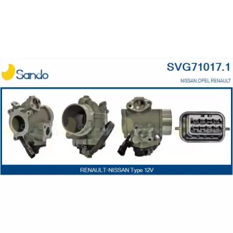 Vanne EGR SANDO SVG71017.1