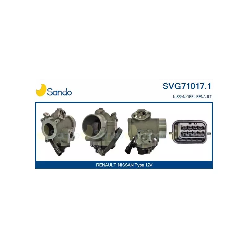 Vanne EGR SANDO SVG71017.1