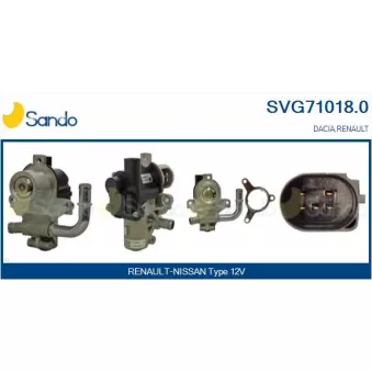 Vanne EGR SANDO SVG71018.0
