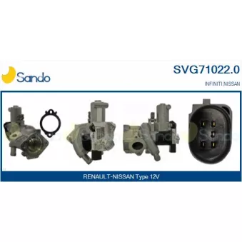 Vanne EGR SANDO SVG71022.0