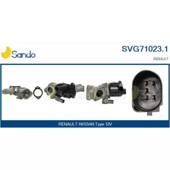Vanne EGR SANDO SVG71023.1